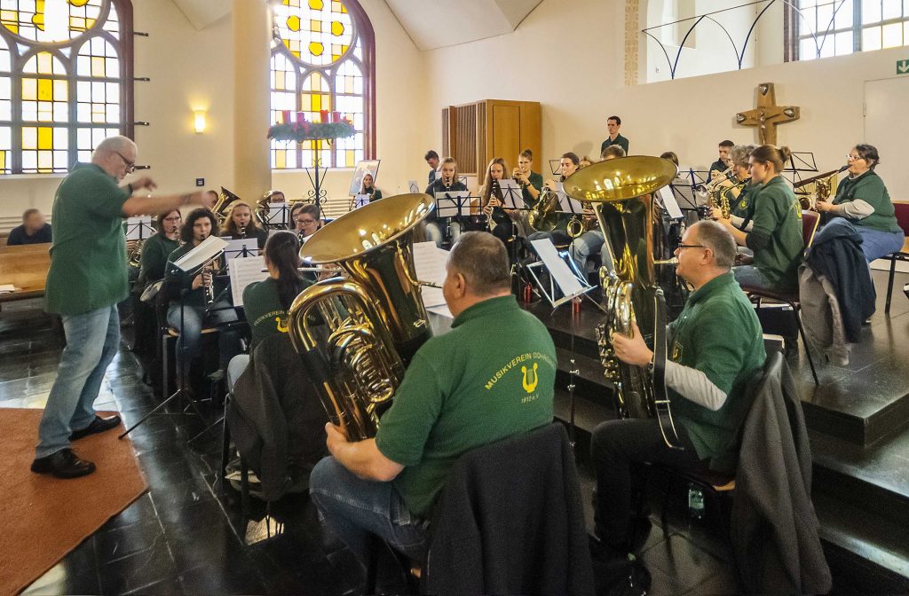 Der Musikverein in der Kapelle der JVA Remscheid