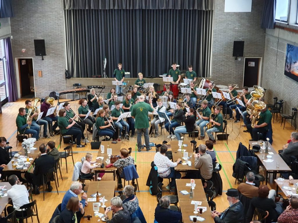 Der Musikverein Dohrgaul im Konzertsaal in Liège